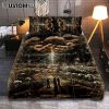 The Devil Saw Me With My Head Down Quilt Bedding Set - Warrior And Lion Quilt Bedding Set Bedroom - Christian Home Decor