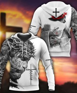 The Embrace Of God 3D Hoodie For Man And Women, Jesus Printed 3D Hoodie
