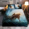 The Hand Of God Jesus Quilt Bedding Set Prints - Jesus Christ Quilt Bedding Set Art - Christian Cover Twin Bedding Decor