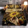 The Hand Of God Quilt Bedding Set - Take His Hand Through The Water Quilt Bedding Set Art - Christian Art - Bible Verse Bedroom - Religious Home Decor