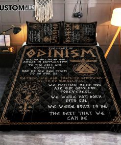 The Heart Of Odinism Quilt Bedding Set Bedroom - Christian Cover Twin Bedding Quilt Bedding Set - Religious Quilt Bedding Set Prints