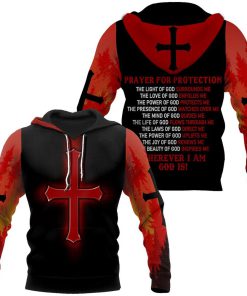 The Light Of God Surrounds Me Wherever I Am God Is God 3D Hoodie For Man And Women, Jesus Printed 3D Hoodie