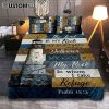The Lord Is My Shepherd I Have All That I Need Walking With Lambs Jesus Quilt Bedding Set Prints - Jesus Christ Quilt Bedding Set Art - Christian Cover Twin Bedding Decor