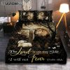 The Lord Is On My Side I Will Not Fear Quilt Bedding Set Bedroom - Christian Cover Twin Bedding Quilt Bedding Set - Religious Quilt Bedding Set Prints