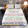 The Lords Prayer Quilt Bedding Set Bedroom - Rustic Religious Cover Twin Bedding Decor - Christian Quilt Bedding Set Bedroom Decor