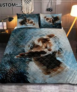 The Saving Hand Of God Quilt Bedding Set Prints - Christian Cover Twin Bedding Decor - Bible Verse Quilt Bedding Set Art