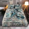 Thorn Crown Jesus Paid It All Quilt Bedding Set Bedroom - Bible Verse Quilt Bedding Set Art - Christian Home Decor