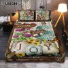 Today I Choose Joy Blue Hydrangea Pretty Cat Butterfly Quilt Bedding Set Bedroom - Bible Verse Quilt Bedding Set Art - Christian Home Decor