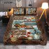 Today I Choose Joy Key Cross Symbol Green Meadow Land Quilt Bedding Set Bedroom - Christian Quilt Bedding Set Prints - Bible Verse Quilt Bedding Set Art