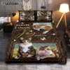Today I Choose Joy Orange Butterfly Quilt Bedding Set Print - Inspirational Quilt Bedding Set Art - Christian Bedroom Home Decor