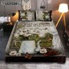 Trust It Enjoy It God Quilt Bedding Set Prints - Christian Cover Twin Bedding Decor - Bible Verse Quilt Bedding Set Art