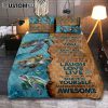 Turtle Under The Ocean Everyday Is A New Beginning Quilt Bedding Set Art - Christian Art - Bible Verse Bedroom - Religious Home Decor