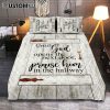 Vintage Ten Commandments Quilt Bedding Set Cover Twin Bedding Decor - Christian Quilt Bedding Set Bedroom Decor