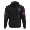 Turquoise Rose Faith All Over Print 3D Hoodie, Christian Hoodie, Christian Sweatshirt, Bible Verse Shirt