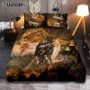 Warrior Jesus On The Cross Jesus Calls Quilt Bedding Set Print - Inspirational Quilt Bedding Set Art - Christian Bedroom Home Decor