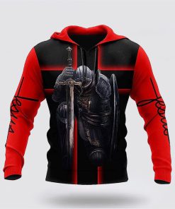 Warrior Jesus My God My King My Lord 3D Hoodies For Women Men, God 3D Printed Hoodie, Christian Apparel Hoodies