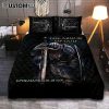 Warrior Of God Three Wooden Crosses Great Lion Of Judah Quilt Bedding Set Print - Inspirational Quilt Bedding Set Art - Christian Bedroom Home Decor