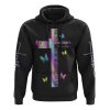 Watercolor Rose Faith Cross White All Over Print 3D Hoodie, Christian Hoodie, Christian Sweatshirt, Bible Verse Shirt