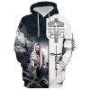 We Will Never Walk Alone Hoodie Christian Jesus Cross Hoodies Jesus Hoodie Men & Women, God 3D Printed Hoodie, Christian Apparel Hoodies