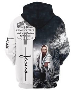 Way Maker, Miracle Worker, Promise Keeper, Hand Of God Jesus Hoodie For Men & Women, God 3D Printed Hoodie, Christian Apparel Hoodies