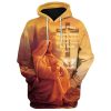 Way Maker Miracle Worker Promise Keeper Light In The Darkness, American Flag Crown Of Thorns Cross God 3D Printed Hoodie, Christian Apparel Hoodies
