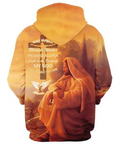 Way Maker Miracle Worker, Promise Keeper Hoodie Jesus And Dove Hoodies Jesus Hoodie Men & Women, God 3D Printed Hoodie, Christian Apparel Hoodies