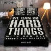 We Will Serve The Lord Quilt Bedding Set Prints - Christian Cover Twin Bedding Decor - Bible Verse Quilt Bedding Set Art