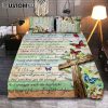 What A Wonderful World Red And White Flower Quilt Bedding Set Art - Christian Art - Bible Verse Bedroom - Religious Home Decor