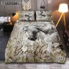 White Horse God Is Good All The Time Quilt Bedding Set Art - Christian Art - Bible Verse Bedroom - Religious Home Decor