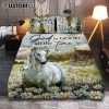White Horse Live Like Someone Left The Gate Open Quilt Bedding Set Art - Christian Art - Bible Verse Bedroom - Religious Home Decor