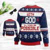 Jesus Is The Reason For The Season Ugly Christmas Sweater - Christian Unisex Sweater - Religious Christmas Gift