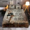 Your Talent Is God's Gift Ballet White Dress Blue Butterfly Quilt Bedding Set Bedroom - Christian Quilt Bedding Set Prints - Bible Verse Quilt Bedding Set Art